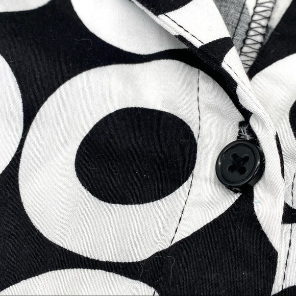 NWOT NY&Co Abstract-Print Button Down Shirt, XS - Picture 11 of 15